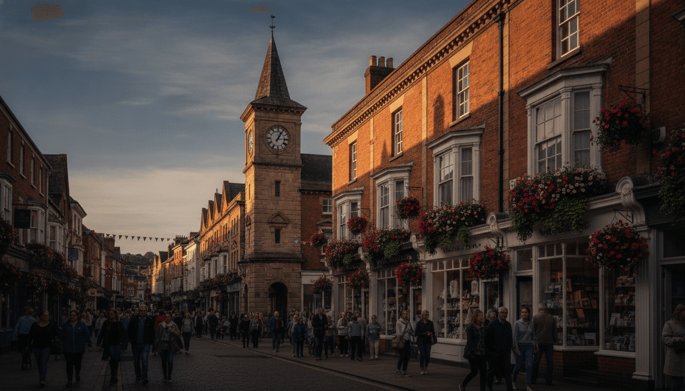 Newton Abbot, South Devon's market town hub
